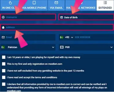 Username, Date of Birth, and Full Address