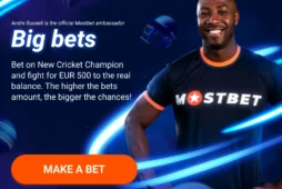 Andre Russell is a new Mostbet ambassador!