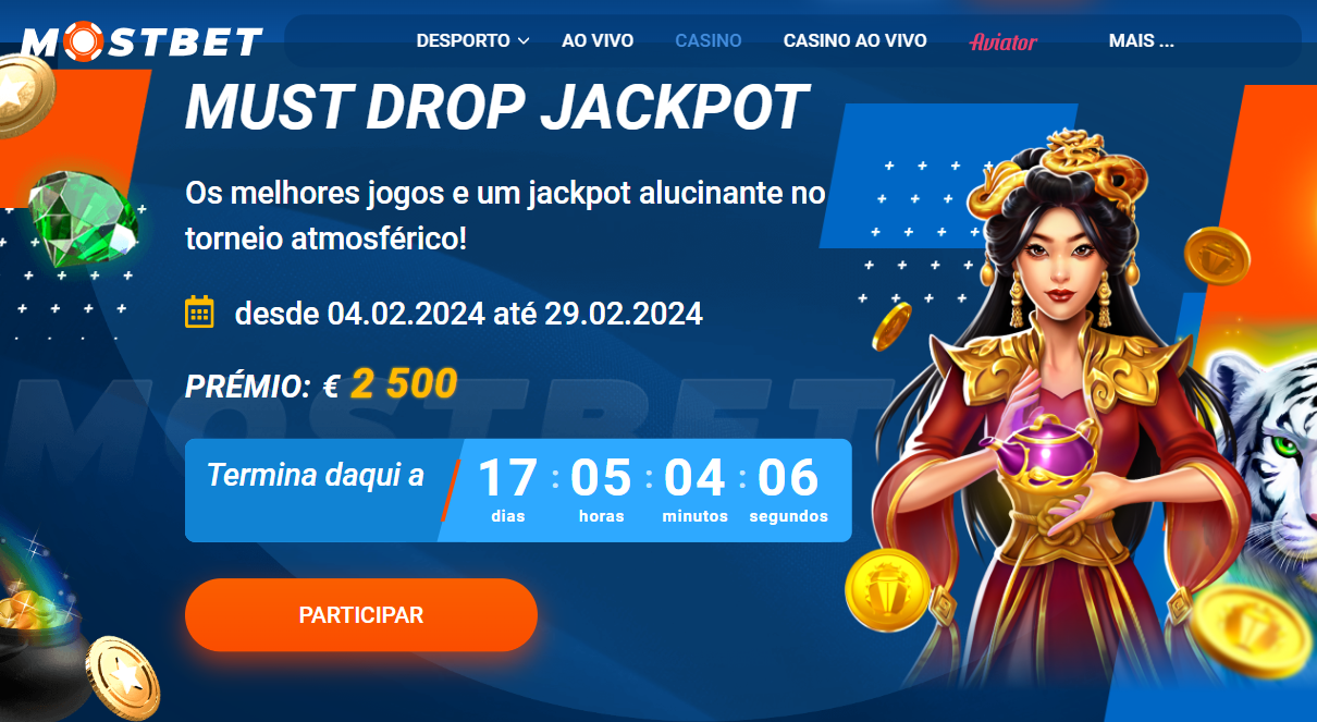 Mostbet must drop jackpot