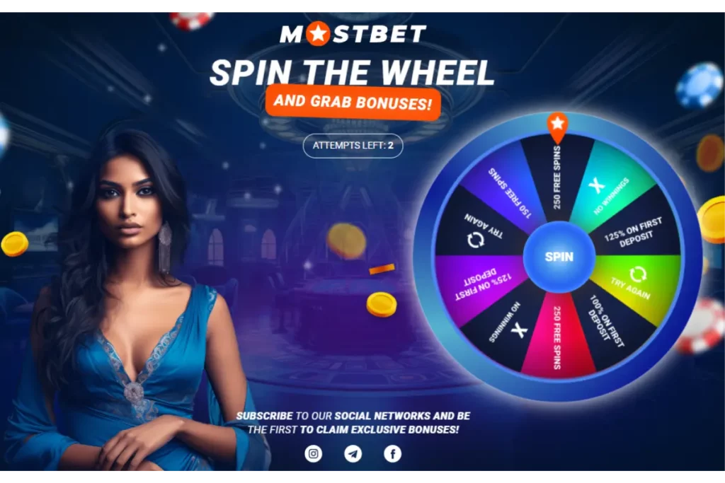 Mostbet spins