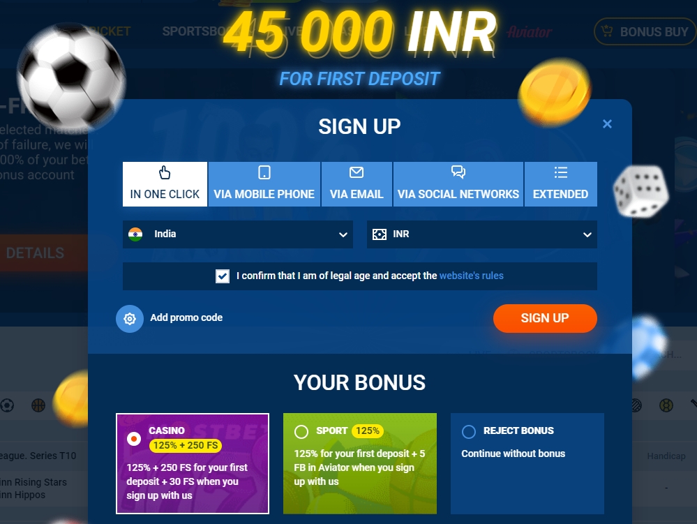 How to register with Mostbet India?