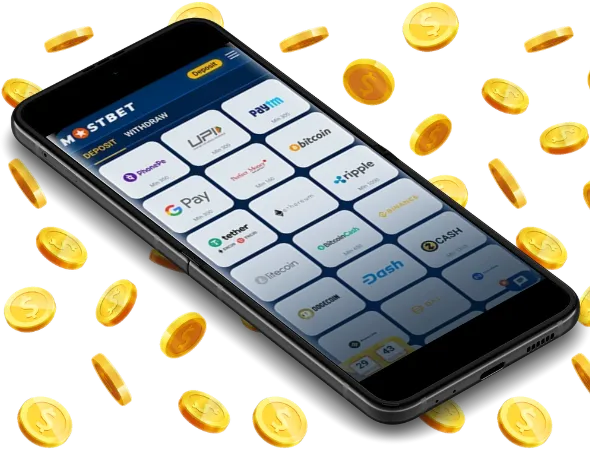 Indbetaling udbetaling applikationen Mostbet-appen