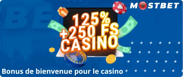 Bonus bienvenue pour casino