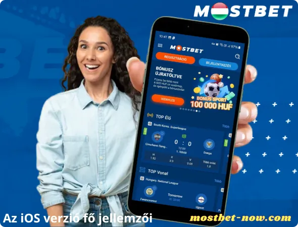 Az iOS verzió jellemzői