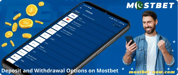 Deposit and Withdrawal Options on Mostbet